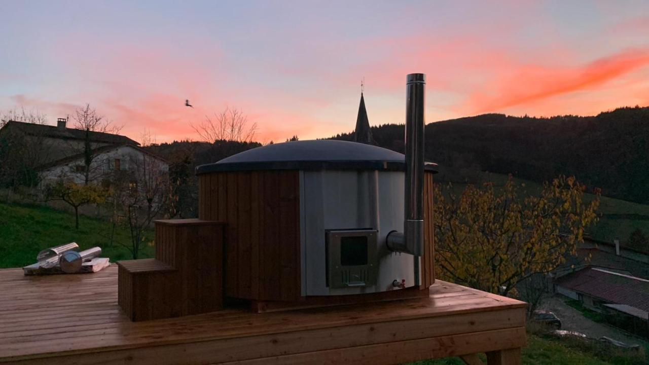 Domaine De La Rue De La Tour Bed & Breakfast Valsonne Bagian luar foto