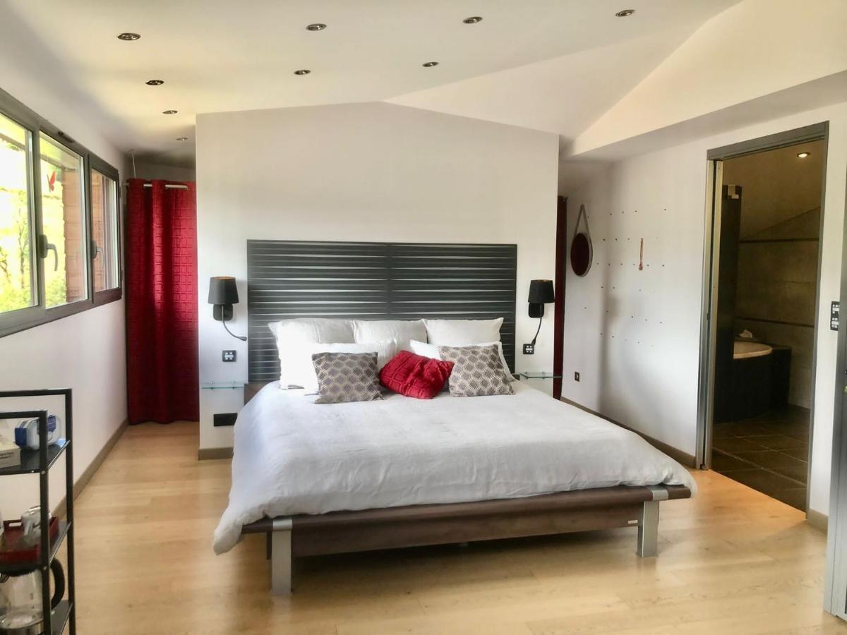 Domaine De La Rue De La Tour Bed & Breakfast Valsonne Bagian luar foto